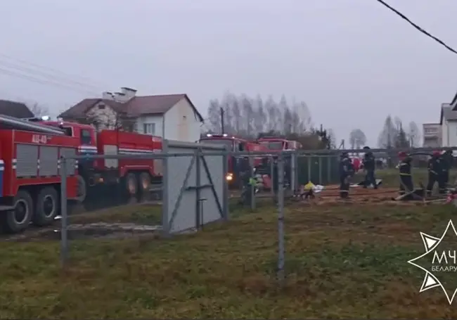 Пожар в Горецком районе: сосед спас двоих маленьких детей (видео)