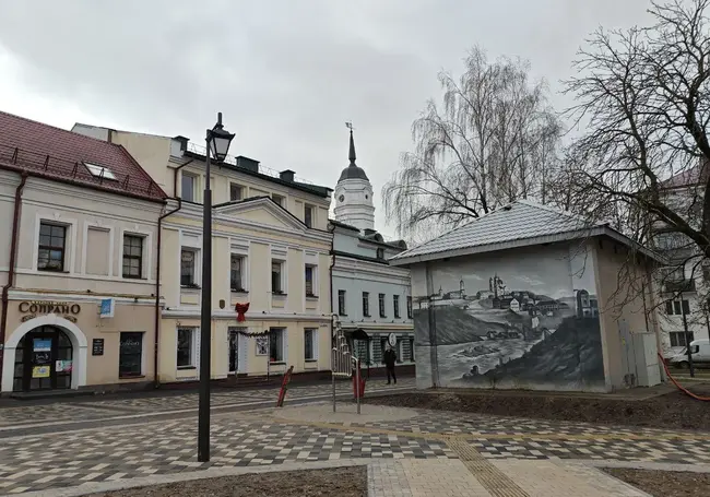 На улице Ленинской в Могилеве завершается первый этап реконструкции. Фоторепортаж