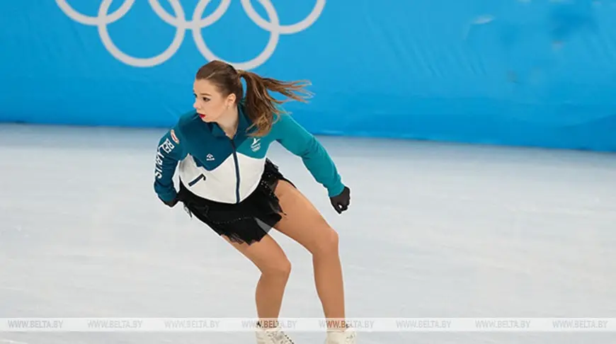 Виктория Сафонова во время разминки. Фото из архива БЕЛТА