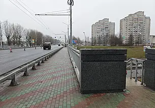 Реконструкция путепровода по проспекту Димитрова в Могилеве завершается. Фотофакт