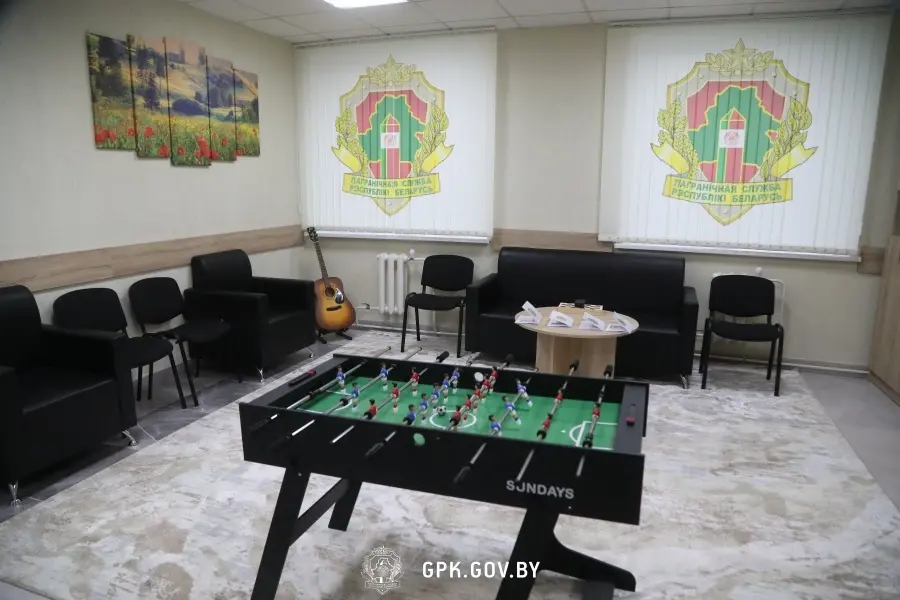 4 декабря 2025 года. На белорусско-украинской границе в Ельском районе открыт обновленный комплекс погранзаставы. Фото: ГПК.