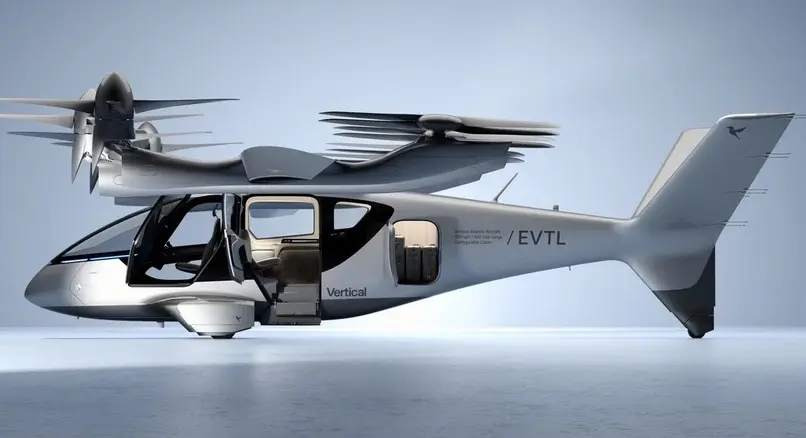 Самолет Valo рассчитан на полет на расстояние до 100 миль со скоростью до 150 миль в час. Фото: Vertical Aerospace.