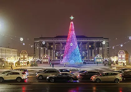Главную елку Беларуси зажгут в Минске 15 декабря