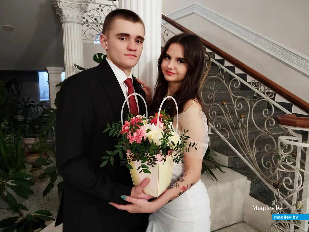 12.12.2025 г. Могилев, ЗАГС. Свадебная пара недели: Дарья и Роман Бондаревы.