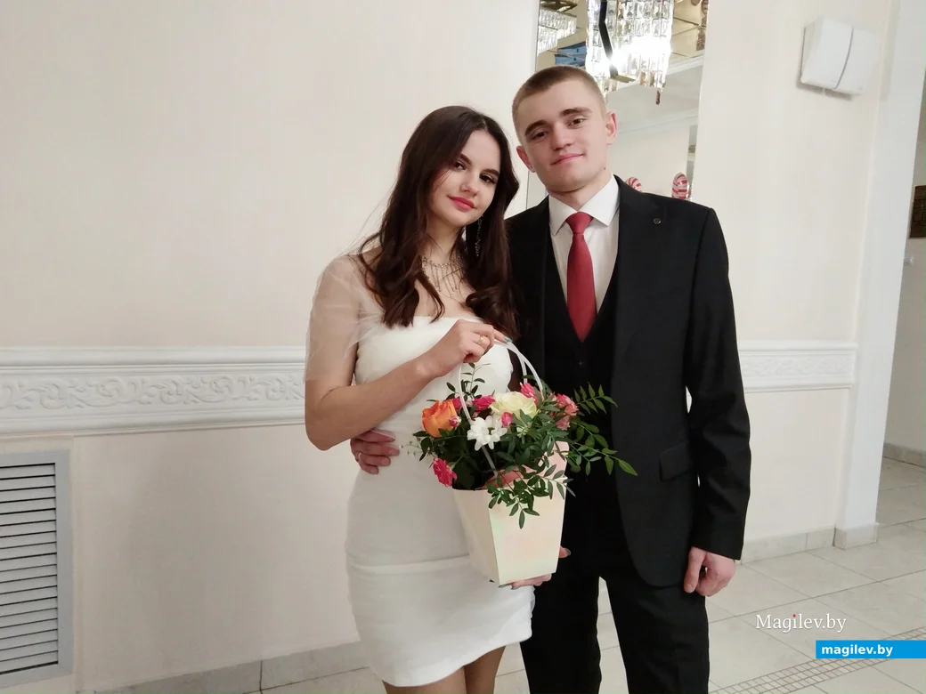 12.12.2025 г. Могилев, ЗАГС. Свадебная пара недели: Дарья и Роман Бондаревы.