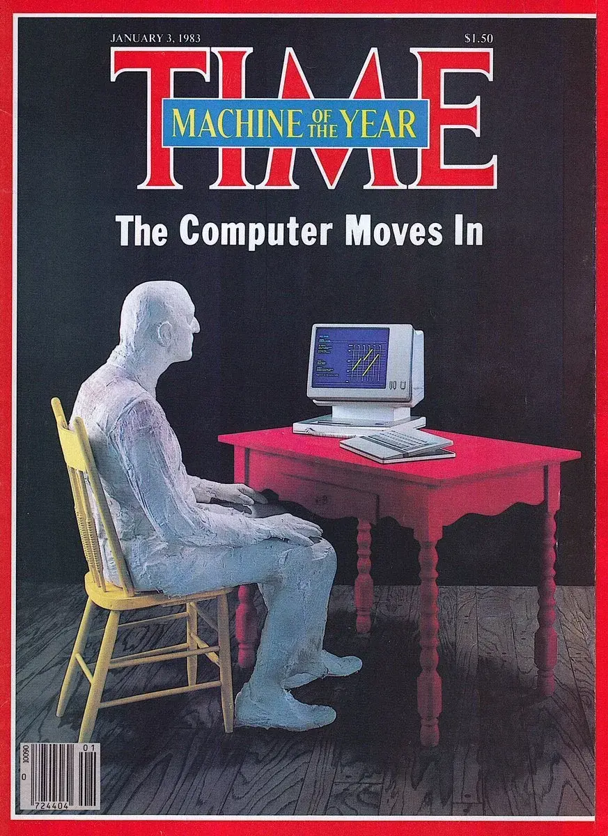 Обложка журнала Time с «Человеком 1982 года» (сам номер вышел в январе, 1983-го).