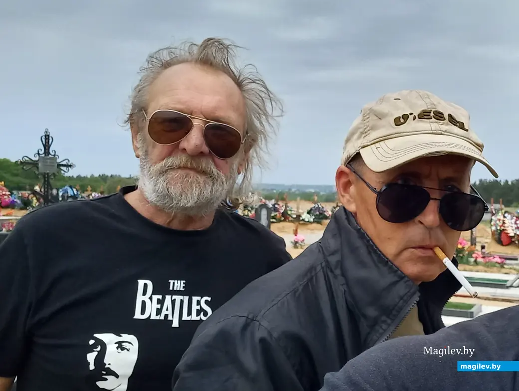 2022-й год, Могилев. Виктор Чечик (справа) и Володя Кутузов.