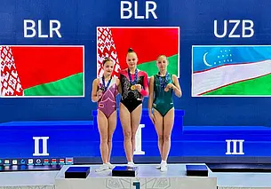 Белорусские гимнасты завоевали свыше десятка золотых медалей на турнире в Ташкенте