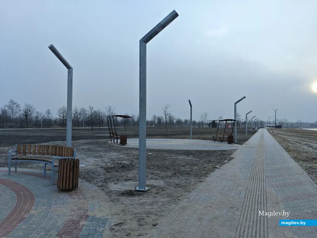 14.12.2025 год. Могилев. Пляж. Святое озеро. Зона отдыха.