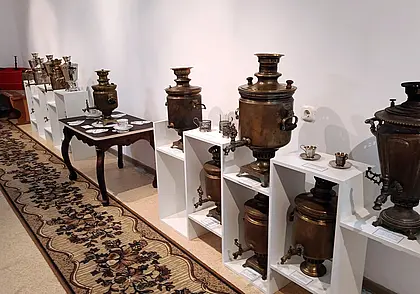 «Чудо старинного самовара». В Глусском музее открылась зимняя выставка