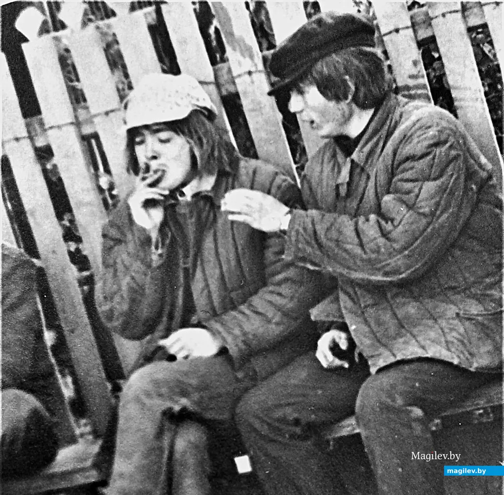 1973-й год, под Могилевом, на «картошке».