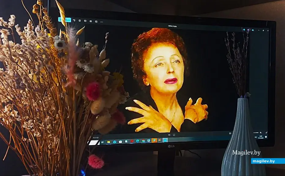 Даже в «компьютерном» исполнении Эдит Пиаф производит впечатление.