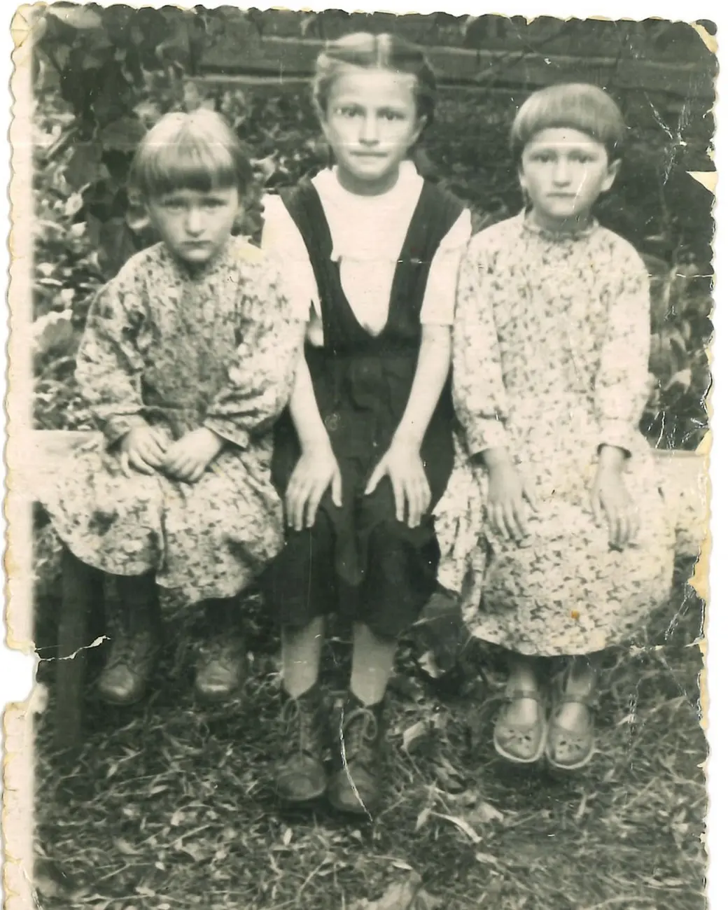 Люба, Ганна і Ніна Мароз, 1958 г.