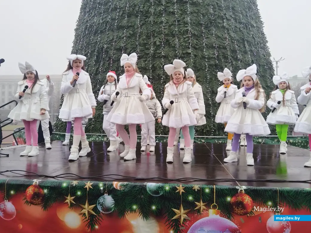 20 декабря 2025 года. Могилев. Новогодний автопарад «За рулем Дед Мороз».