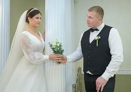 «Сначала думали, что просто пообщаемся». Свадебная пара недели в Бобруйске