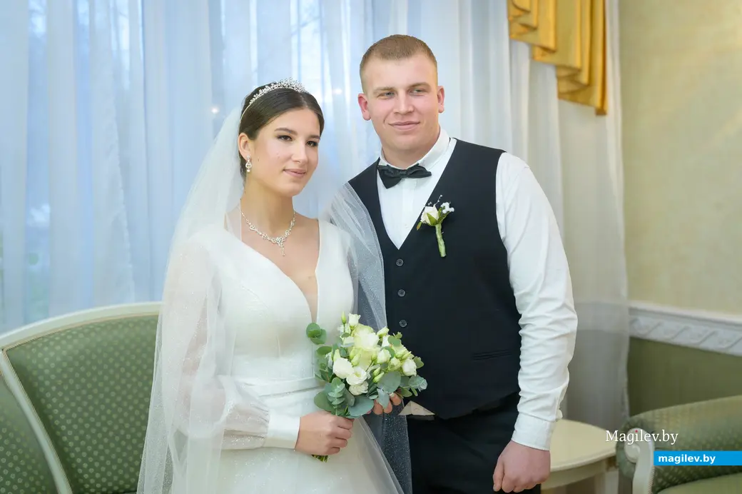 20.12.2025. Отдел ЗАГС Бобруйского горисполкома. Свадебная пара. Анастасия и Данила