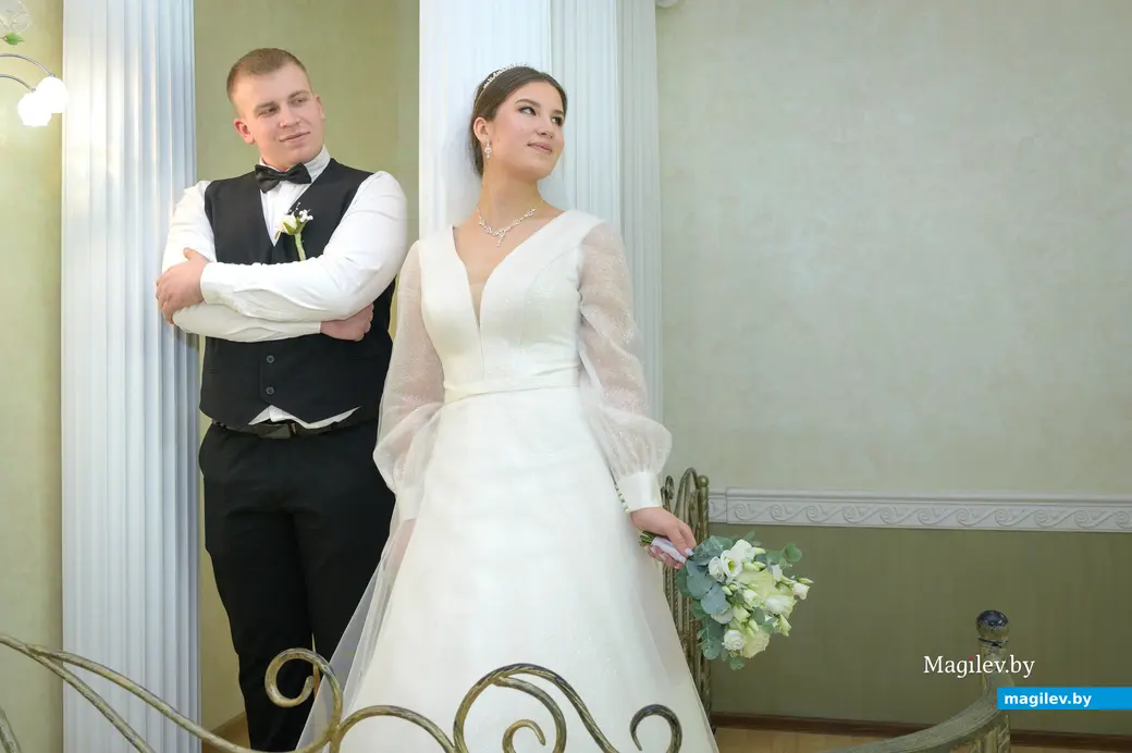 20.12.2025. Отдел ЗАГС Бобруйского горисполкома. Свадебная пара. Анастасия и Данила