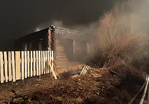 На пожаре в Чериковском районе погиб мужчина