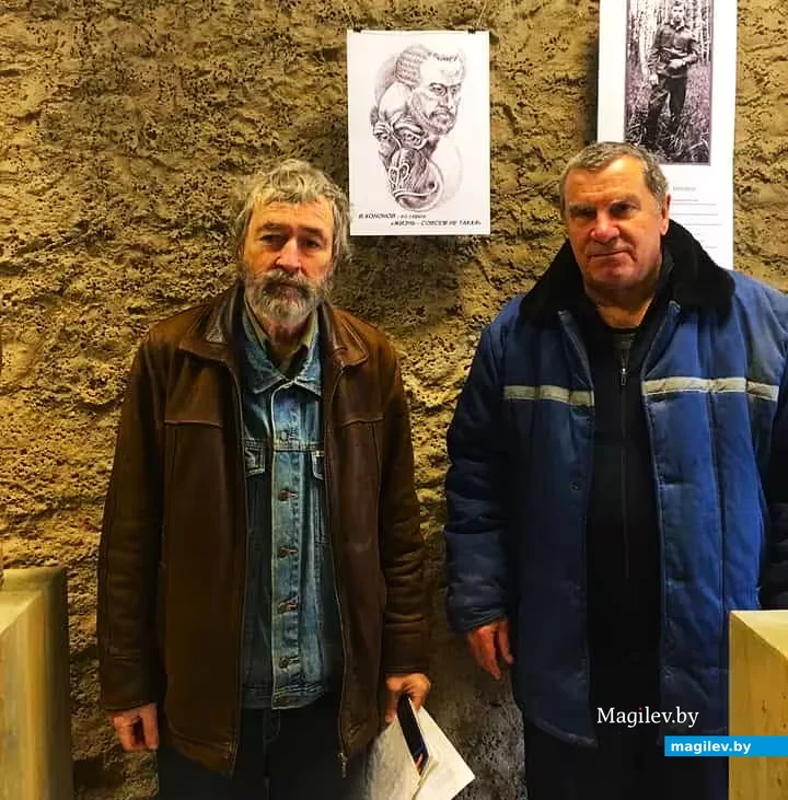  2020, Могилев, галерея Андрея Воробьева на Дубровенке. Филипп (слева) и Владимир Кононов.