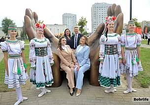 В Молодежном парке Бобруйска появились новые арт-объекты. Фотофакт