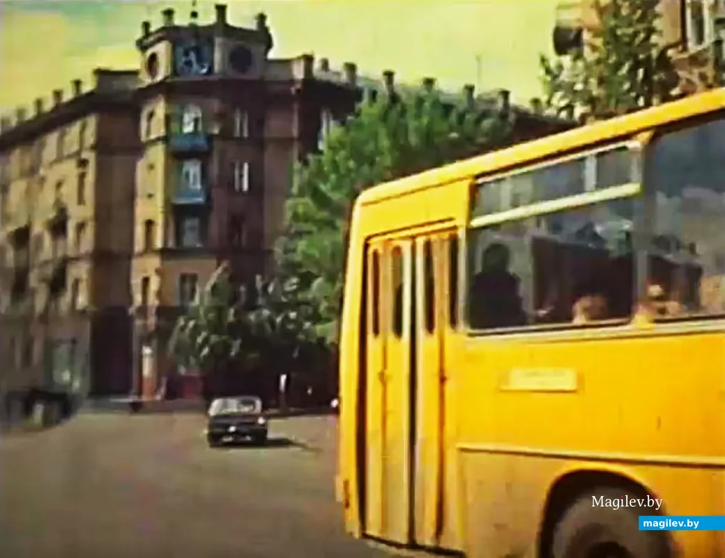  1970-е гг. Могилев. Перекресток ул. Лазаренко и Первомайской.