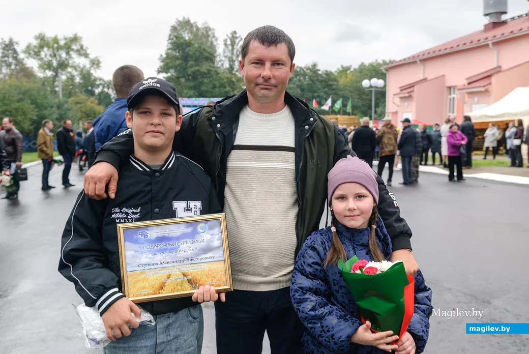 26.09.2026. Районный фестиваль-ярмарка тружеников села «Дажынкi-2026». Александр Ступень награждаен