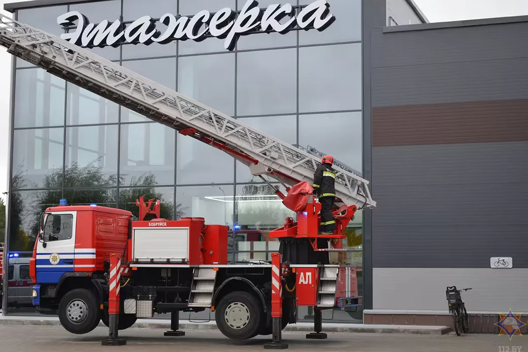 25 сентября 2026 года. В новом торговом центре «Этажерка» в Бобруйске прошла учебная эвакуация.