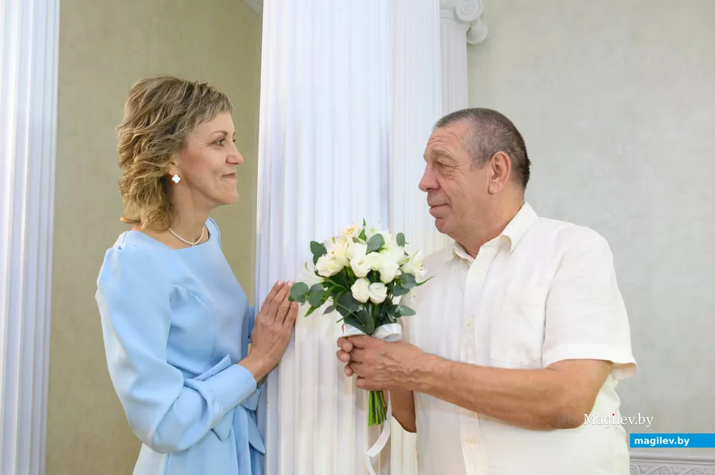 25.09.2026. Отдел ЗАГС Бобруйского горисполкома. Свадебная пара. Тамара и Алексей