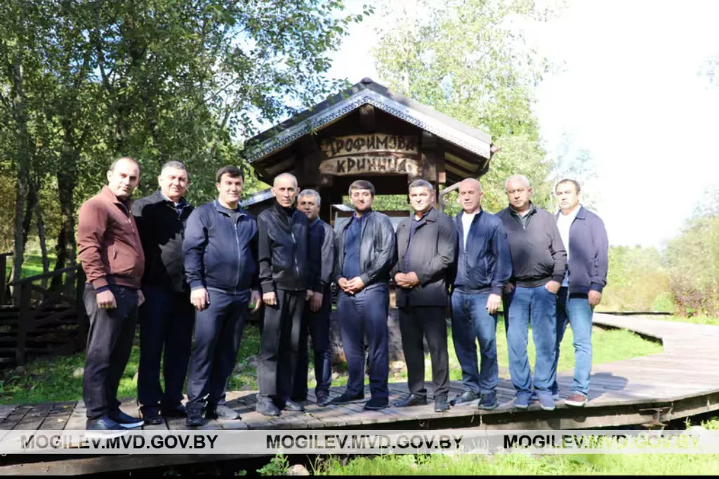 Визит делегации МВД из Таджикистана на Могилевщину. Фото: УВД Могилевского облисполкома. 