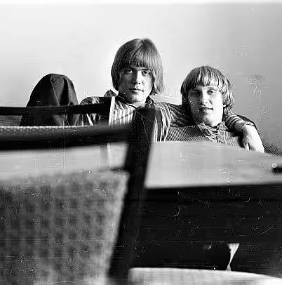 1970-е гг. Могилев. Вася Мак и Андрей Самойлов.