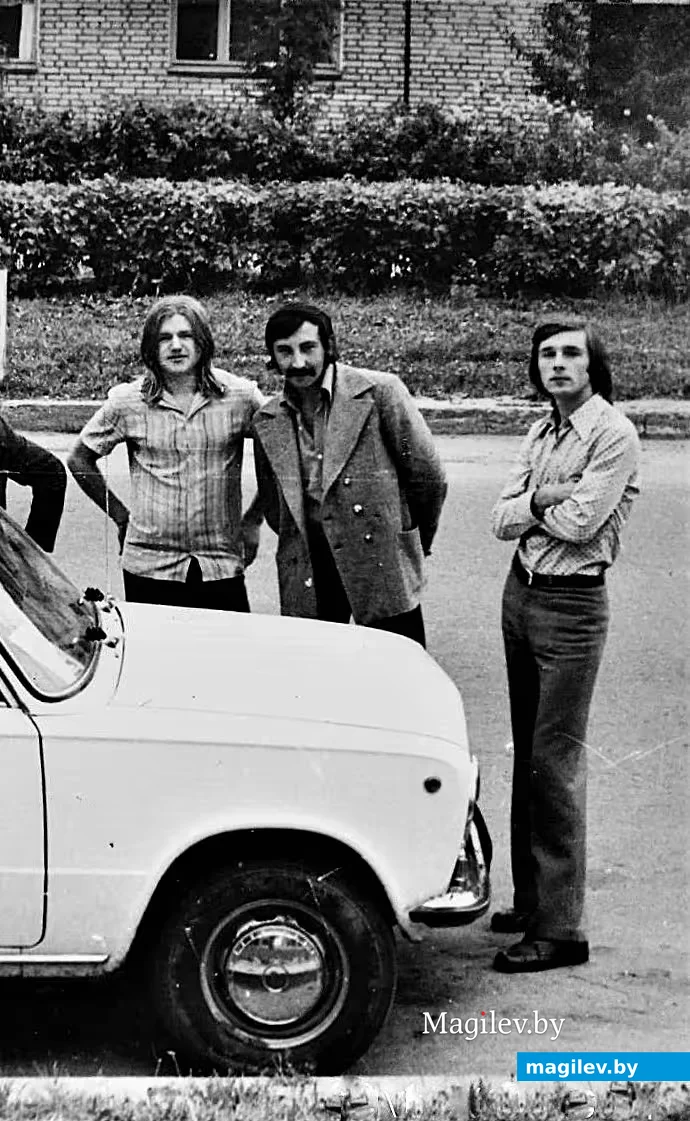 1970-е годы, Могилев. Слева направо: Валера Козлов, Алик Бедулин, Женя Артамонов.