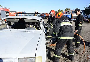 В Могилеве прошли областные соревнования «Многоборье спасателей»