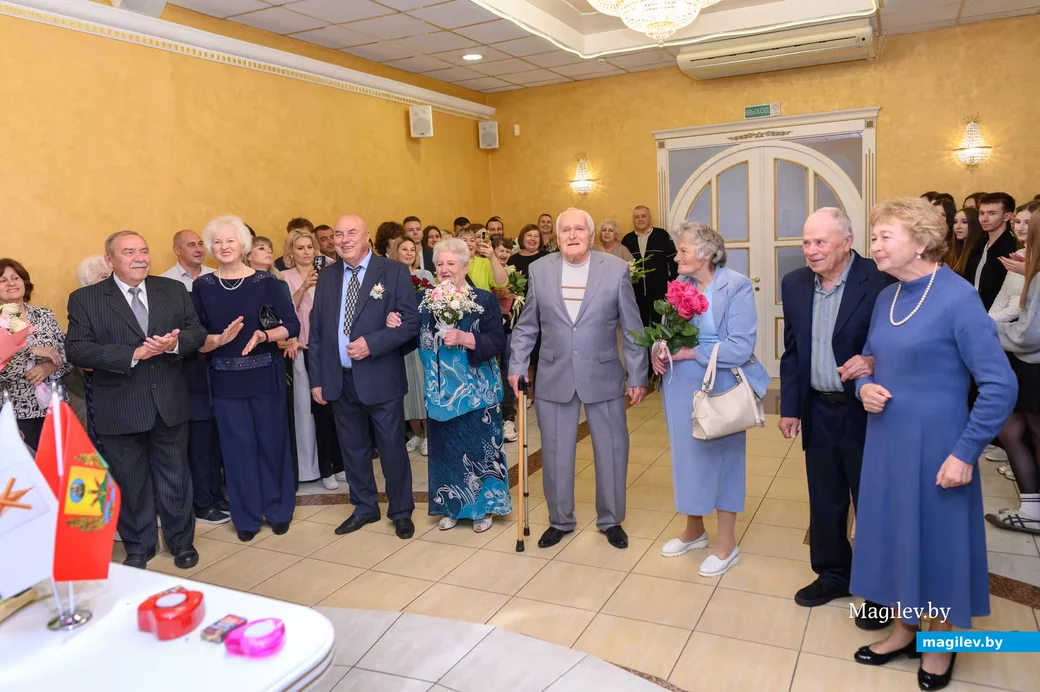02.10.2026. Отдел ЗАГС Бобруйского горисполкома. Золотые юбиляры: Бабицкие Анна Михайловна и