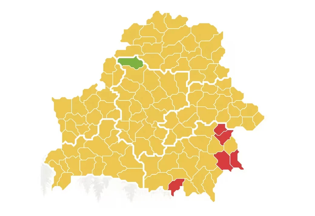 Карта Министерства лесного хозяйства.