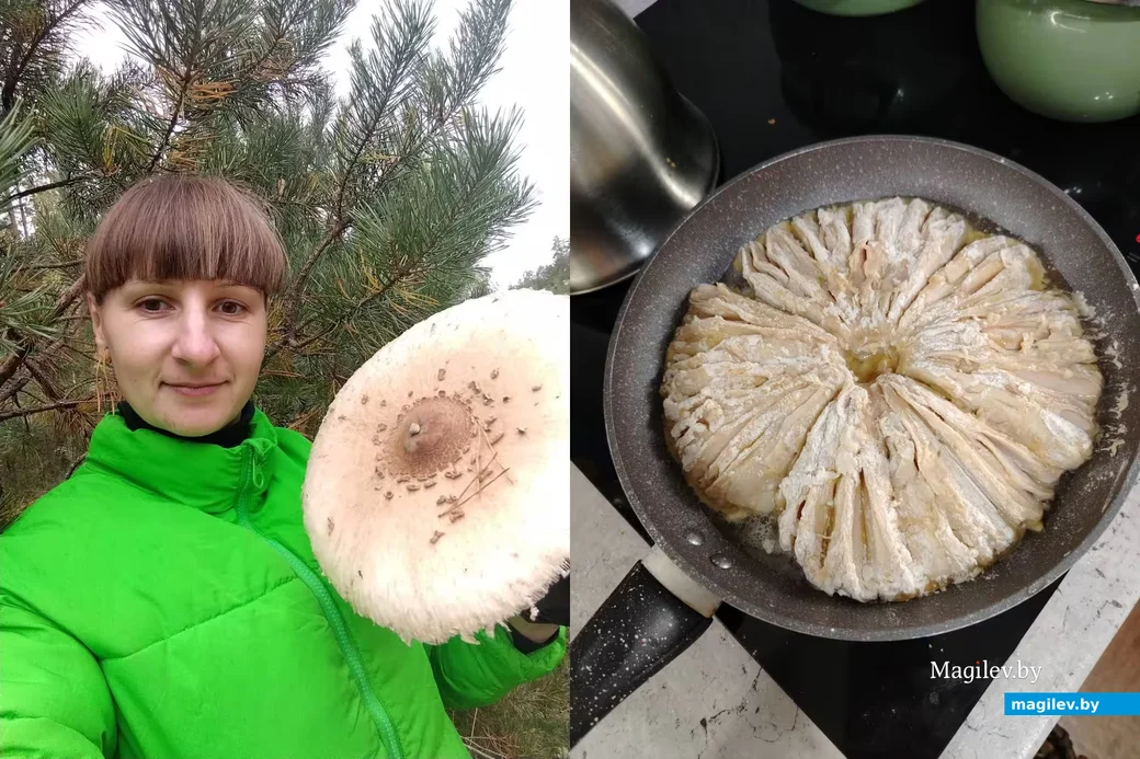 Бобруйчанка Анна Машкова и зонтик размером со сковороду!