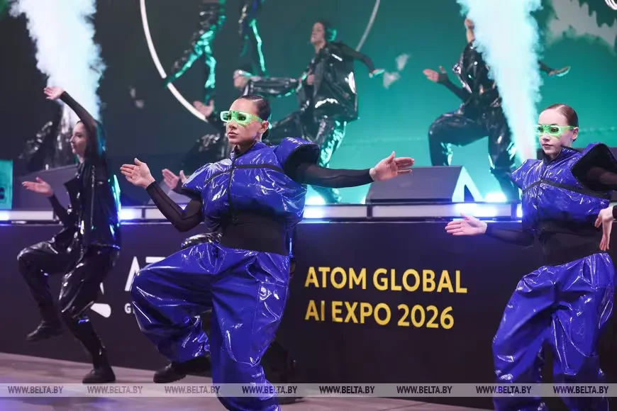 Форум AI Atom Global Expo 2026 стартовал 16 октября в Минском международном выставочном центре. Фото: