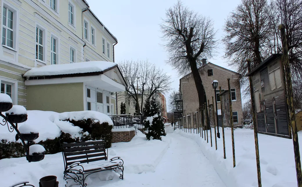  Корпуса больницы, построенные в 1864 году.