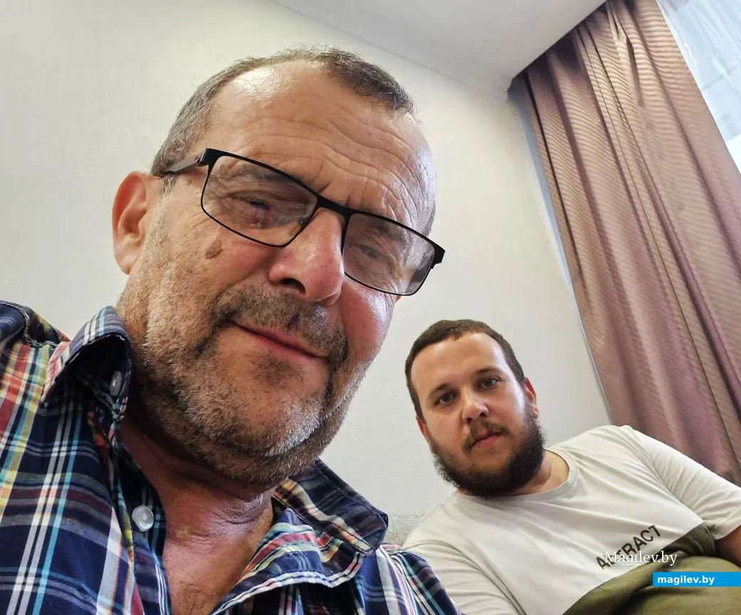  2025-й год, Могилев. Александр Басок и его сын Денис.