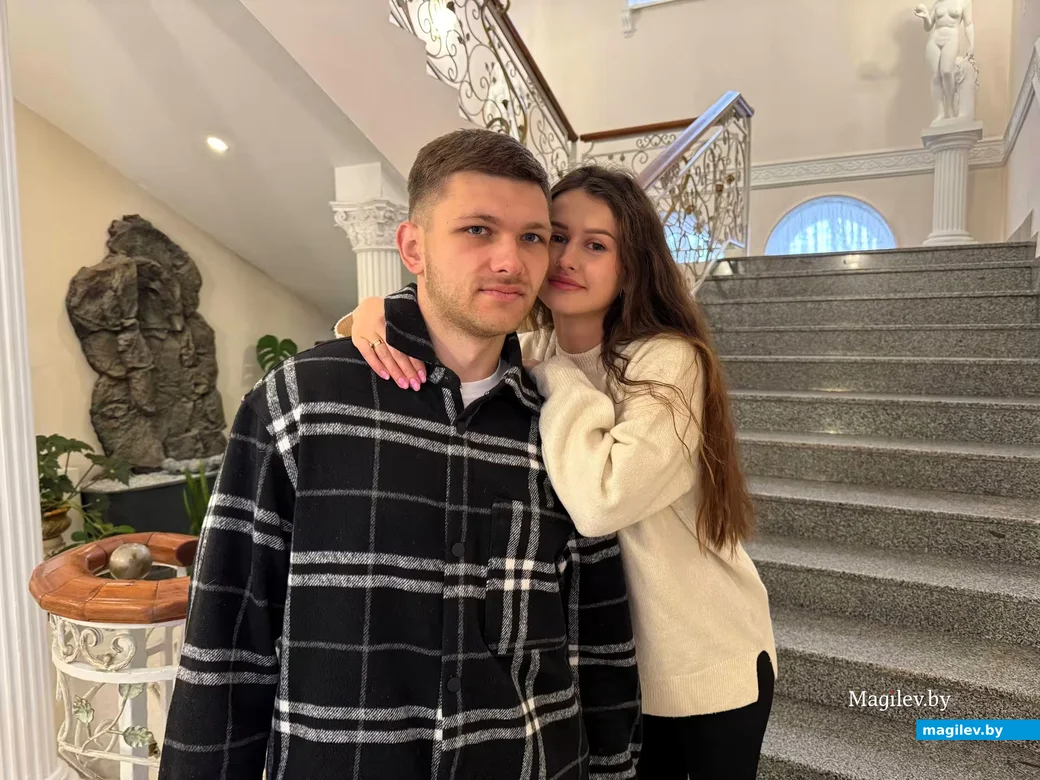 20.02.2026 г. Могилев. ЗАГС. Молодожены недели: Екатерина и Вадим Худолеевы.