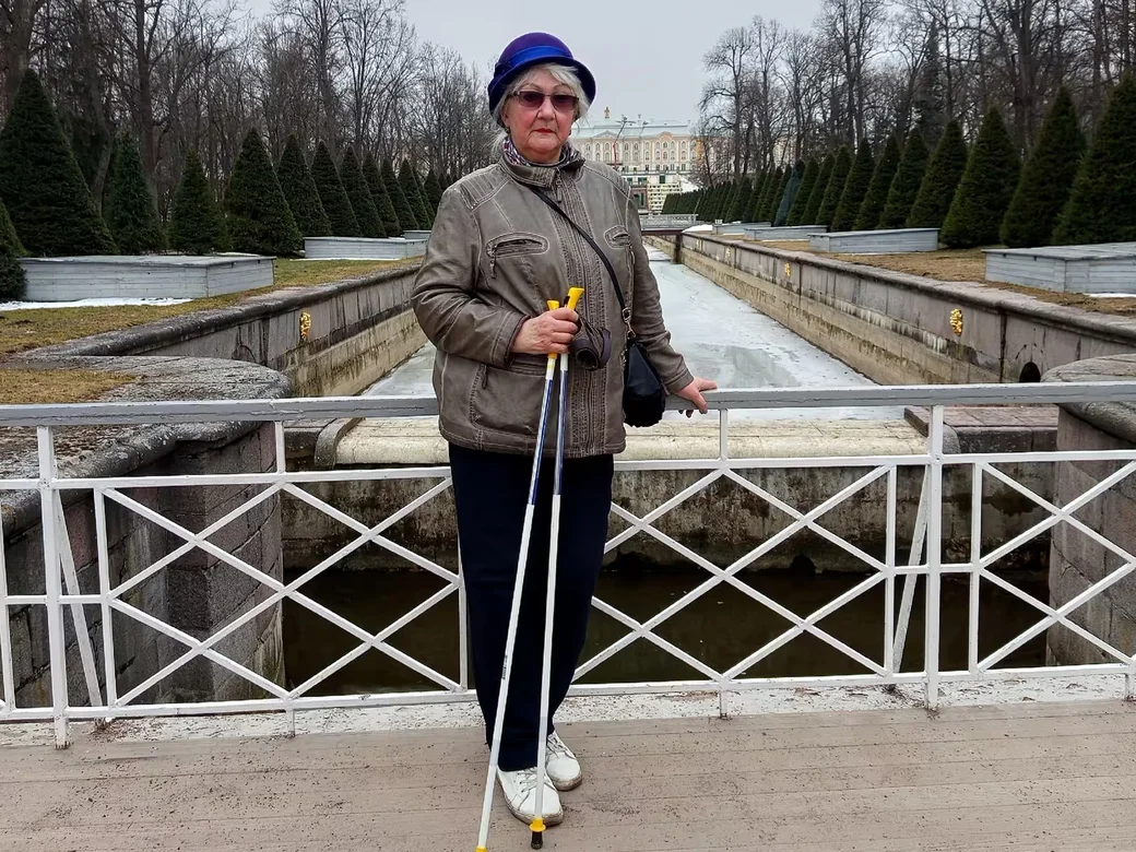 Наталья Ларина в Петергофе, 2025г.