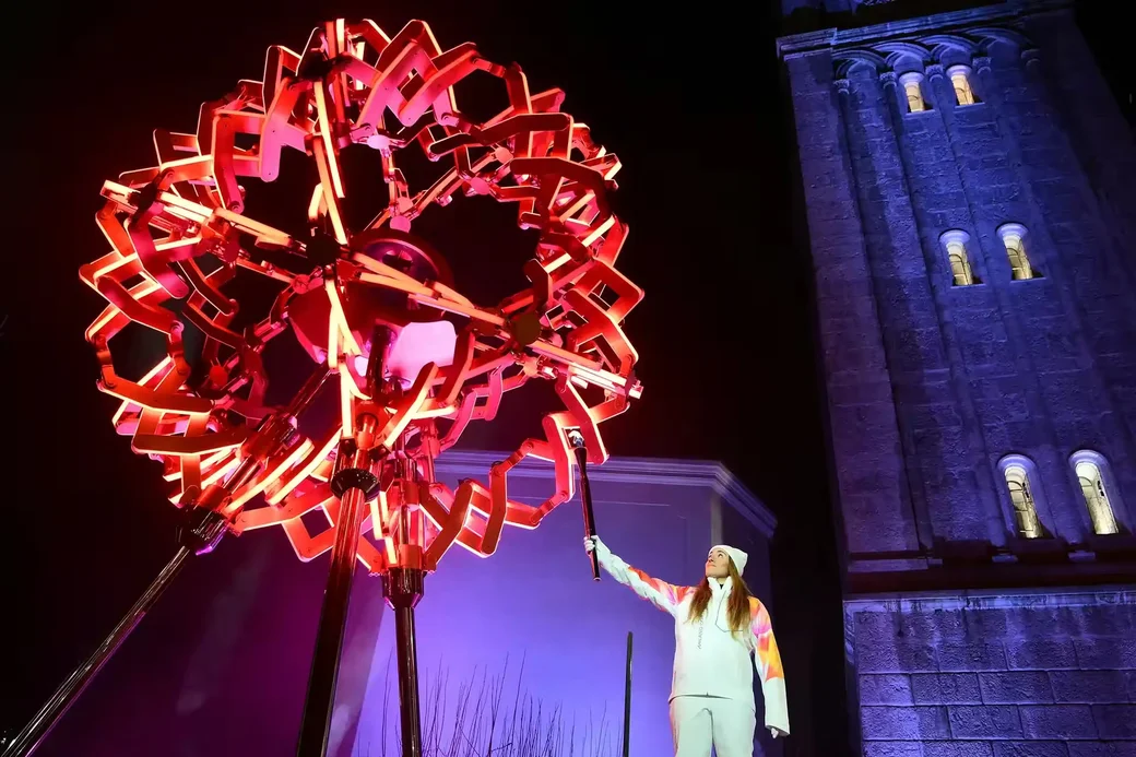  Открытие ОИ-2026., Кортина д'Ампеццо..Фото AFP