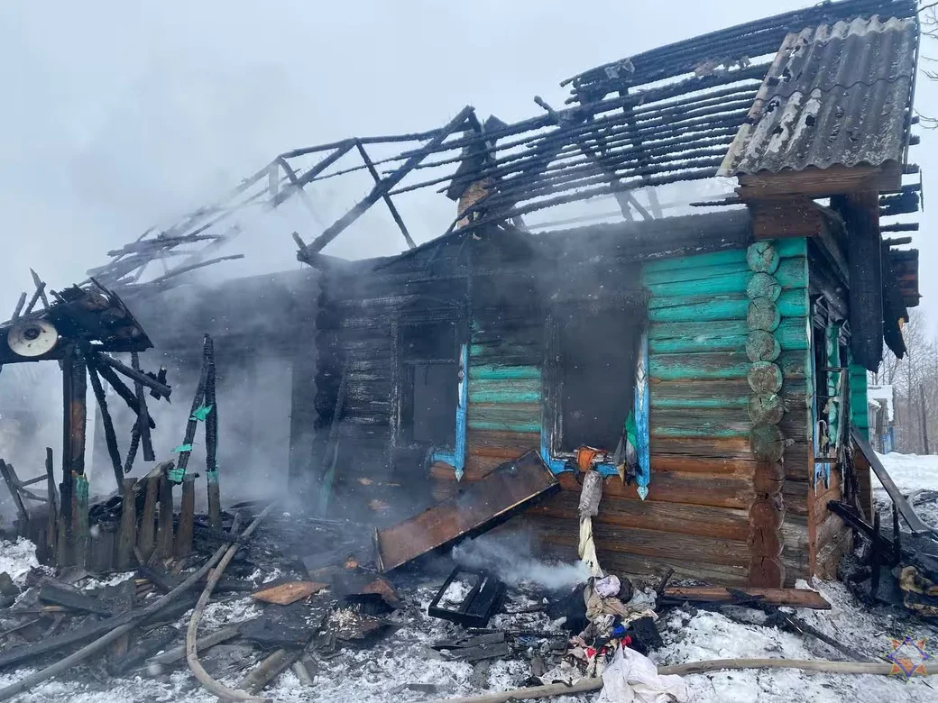 23.02.2026 г. Славгородский район, д. Рабовичи. Фото: Могилевское областное УМЧС