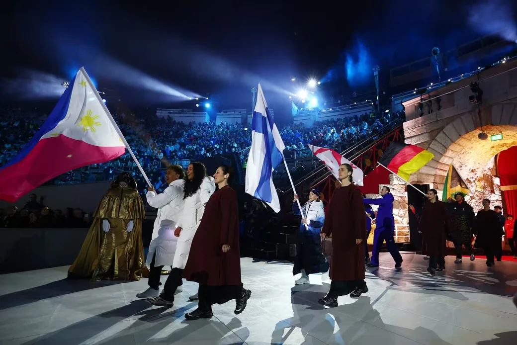 22.02.2026, Верона. Церемония закрытия Олимпийских игр. Фото Reuters 