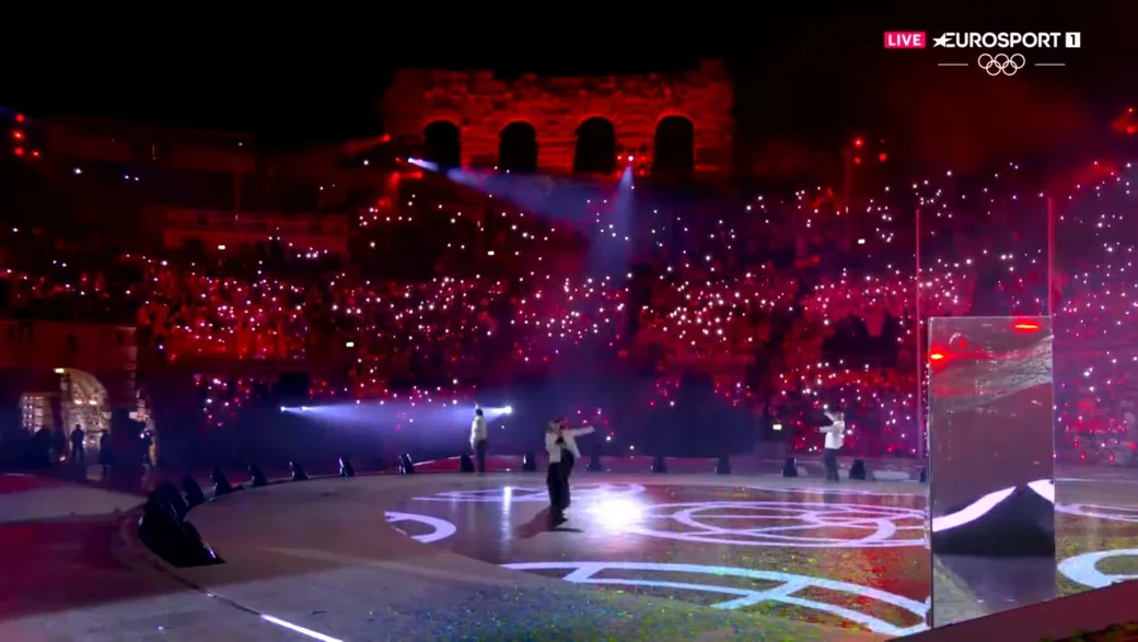 22.02.2026, Верона. Церемония закрытия Олимпийских игр