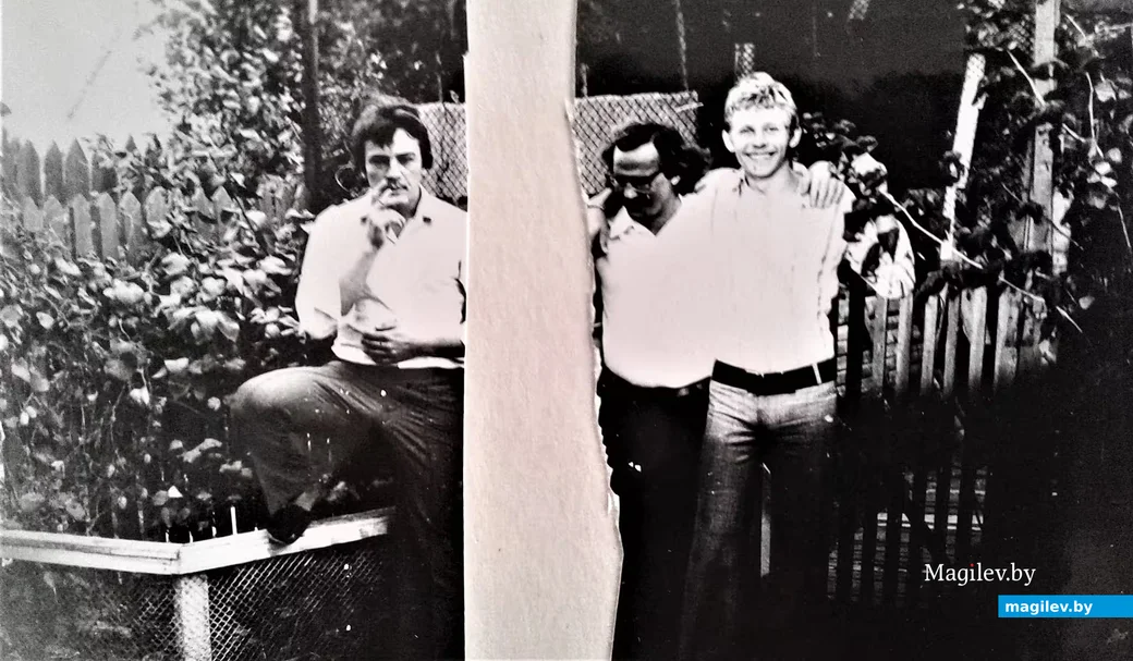  1976-й год, Могилев, Луполово. Справа – Зис.