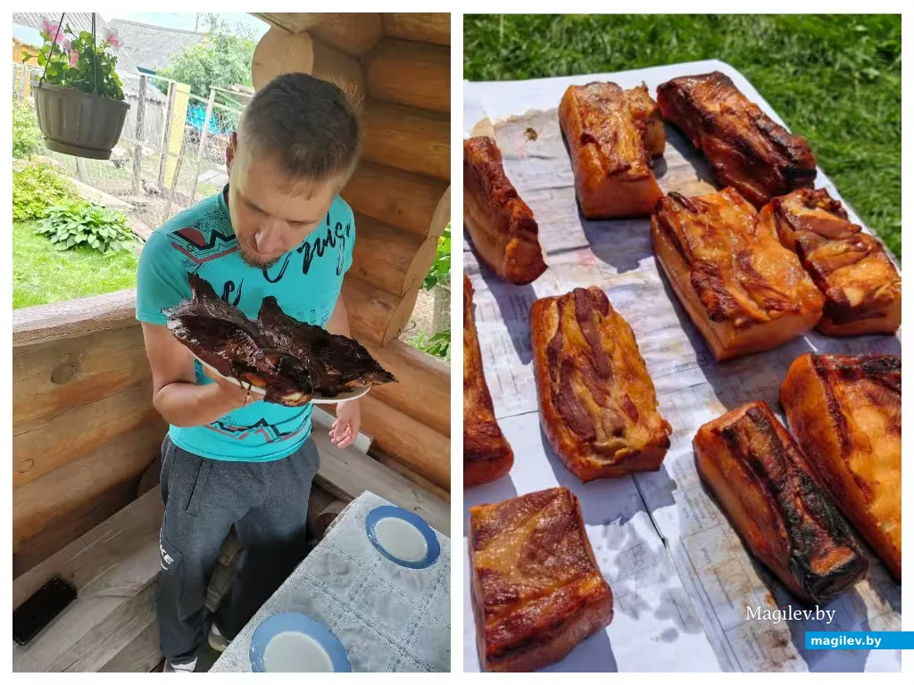  Копченые деликатесы, приготовленные Сергеем Дундиным.