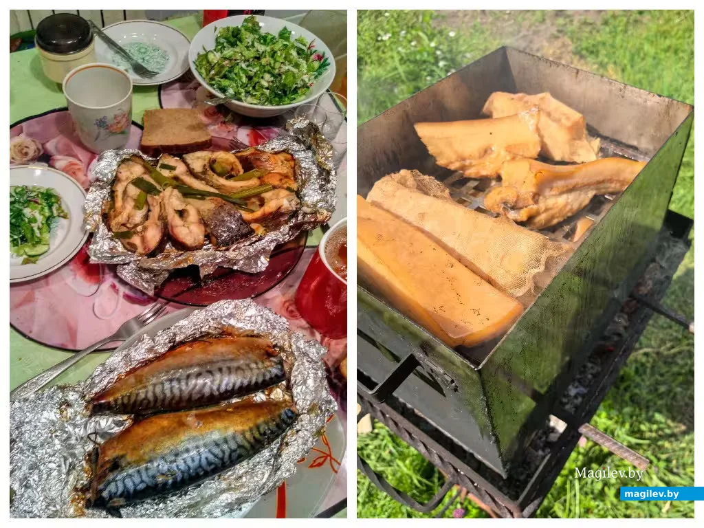  Копченые деликатесы, приготовленные Сергеем Дундиным.