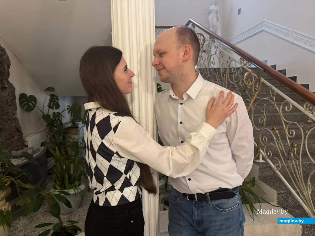  06.02.2026 г. Могилев. ЗАГС. Свадебная пара недели: Михаил и Наталья.