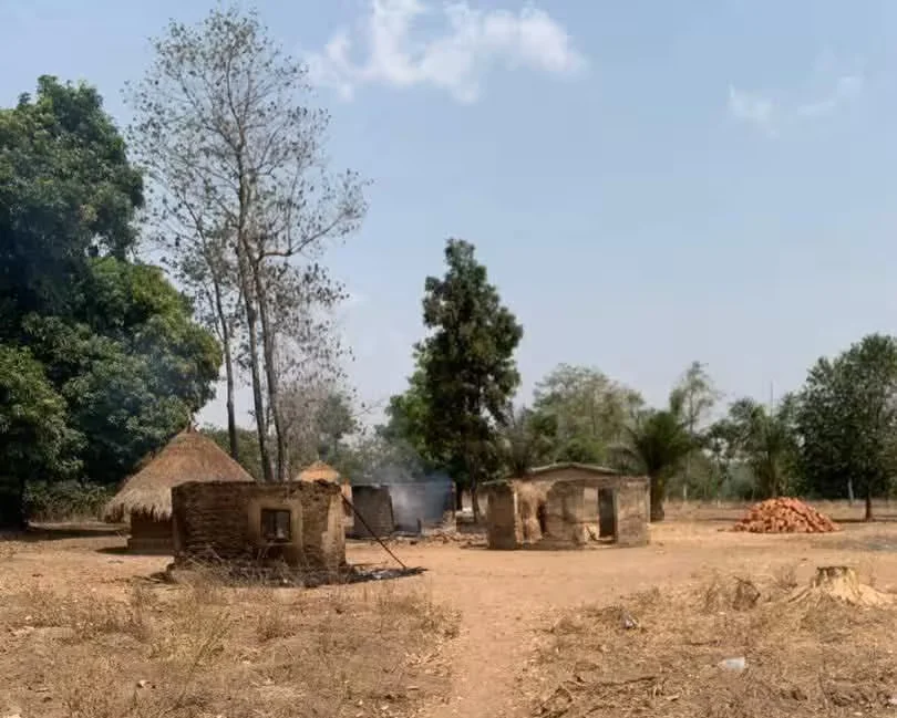 Селение Туран в районе Кванде (штат Бенуэ) в Нигерии. На фото – место, где произошла трагедия.