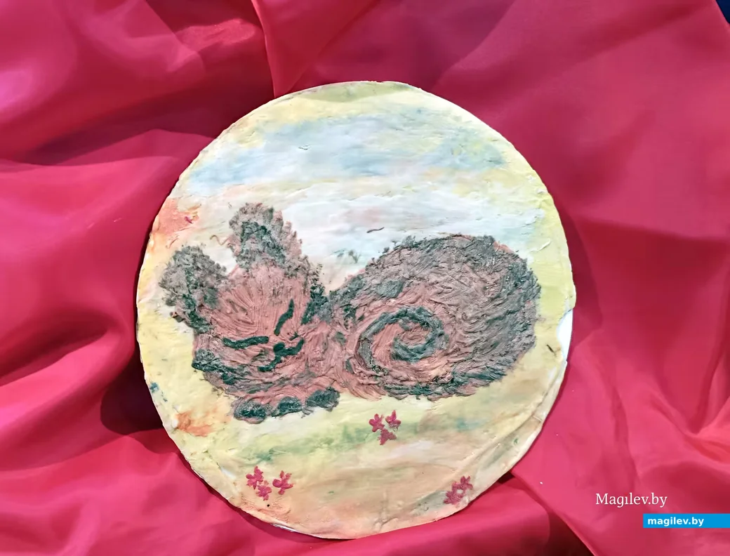   Март 2026 г. Шоколадная картина художников Александра и Марины Головченко "Кошечка".